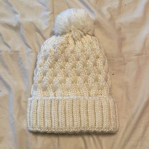 White beanie